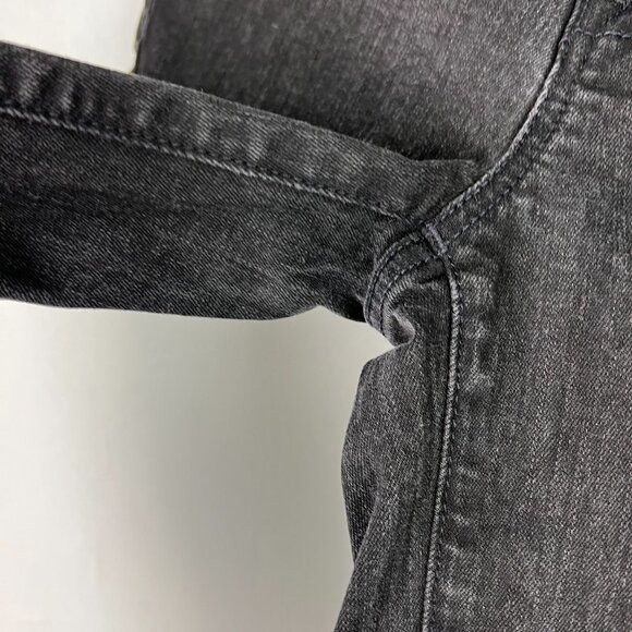 Madewell Tall 9" High-Riser Skinny Skinny Jeans in Black Frost Size 25 T T704 - Picture 5 of 11